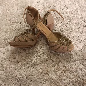 Antonio Melani gold heels